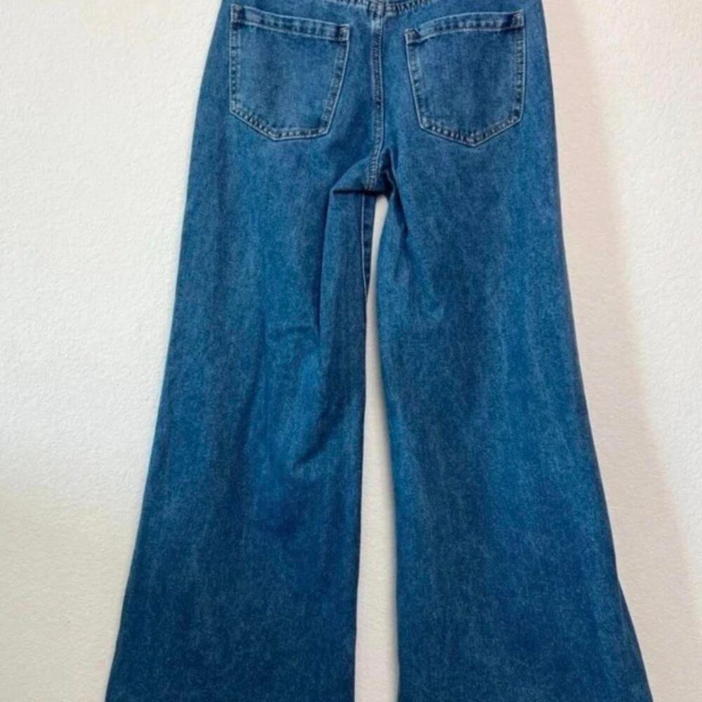 Ashley-mason Women's Blue and Navy Jeans - Picture 3 of 8